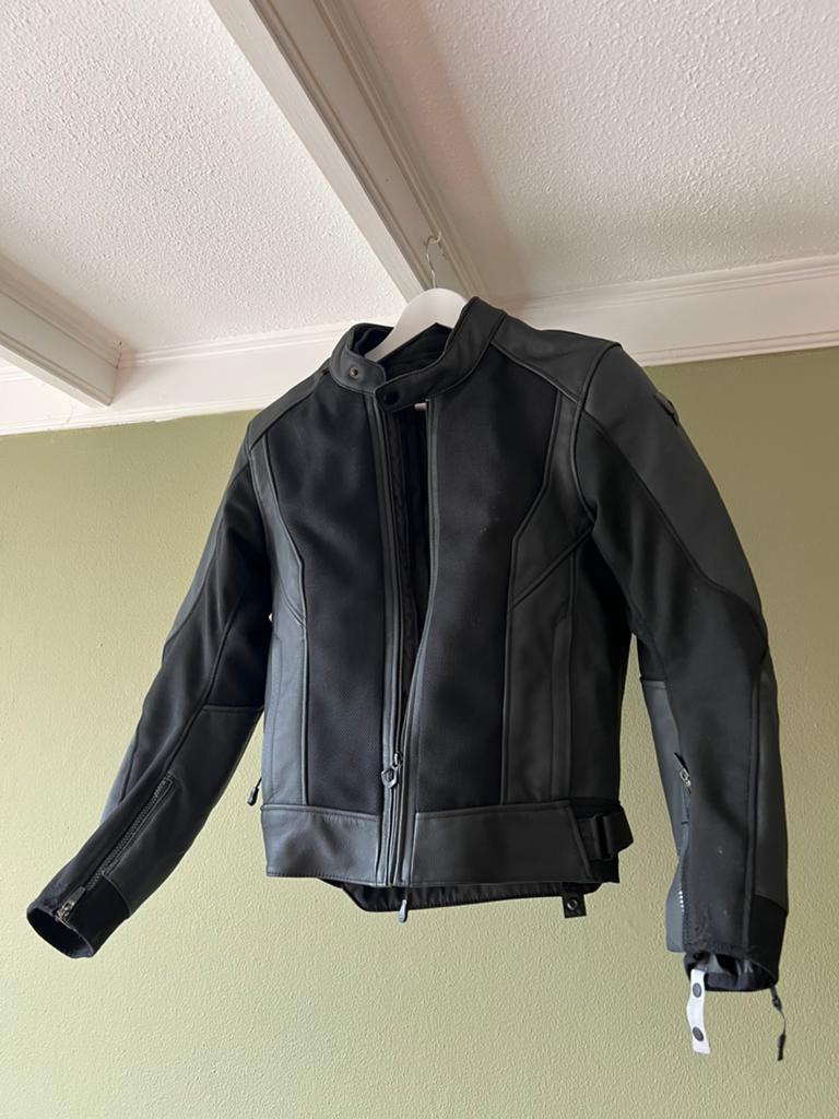 Leren motorjas Rev’it maat 48, Ophalen of Verzenden, Zo goed als nieuw, Maat 46/48 (XL) of groter, Zwart