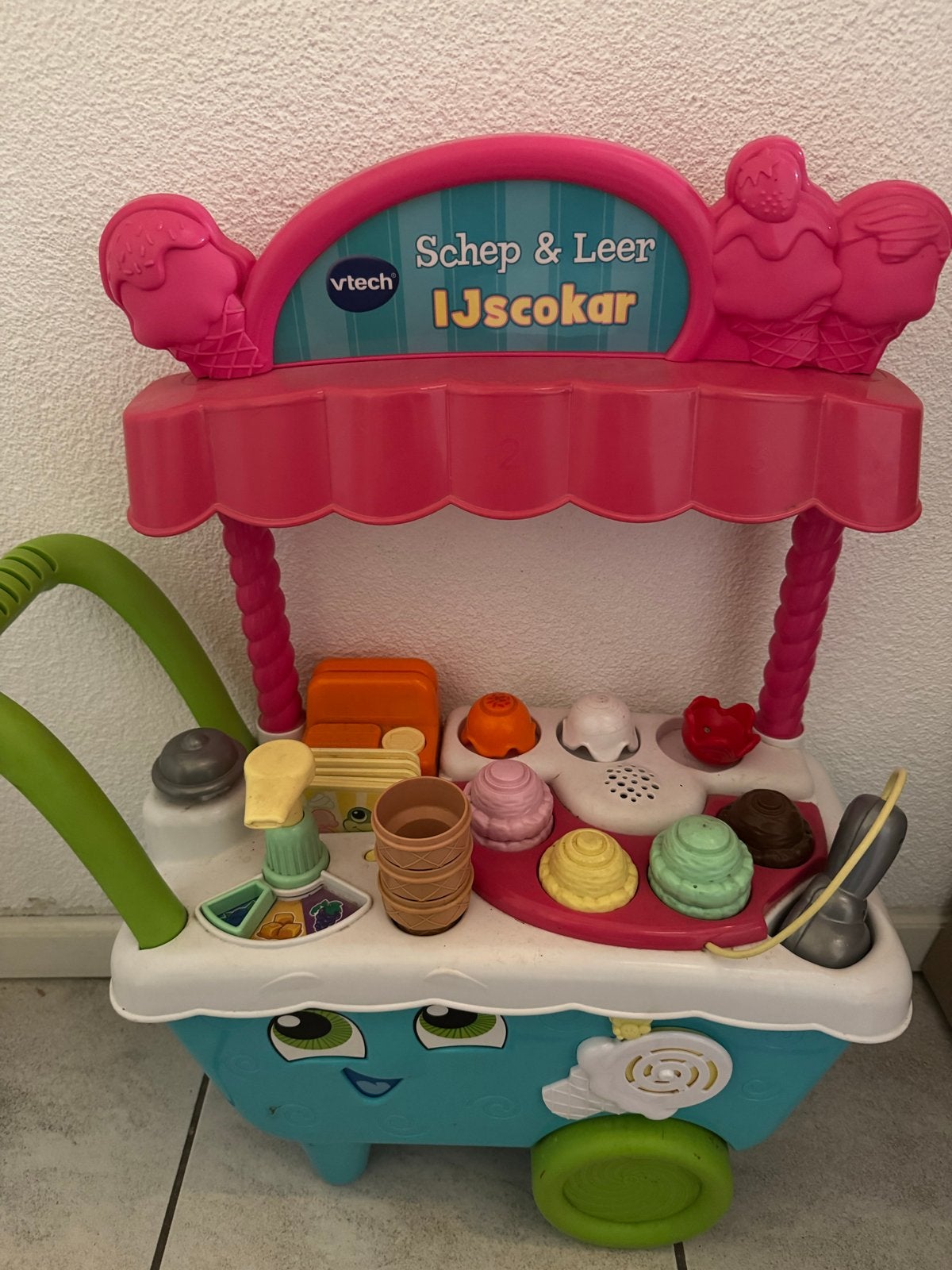 Vtech Schep & Leer IJscokar - Werkt prima!, Ophalen, Gebruikt, 2 tot 4 jaar