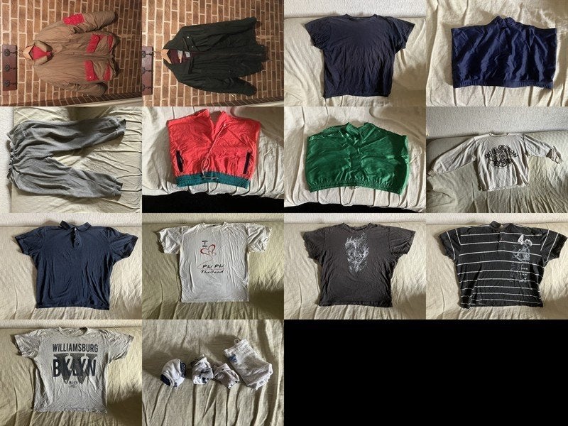 partij kleding XXL XL heren diverse +/-24 stuks, Ophalen of Verzenden, Gedragen, Overige maten