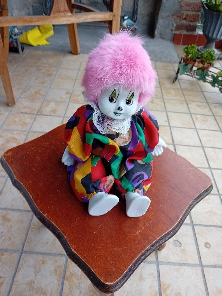 Pierrot Poppetje, Ophalen, Zo goed als nieuw, Pop