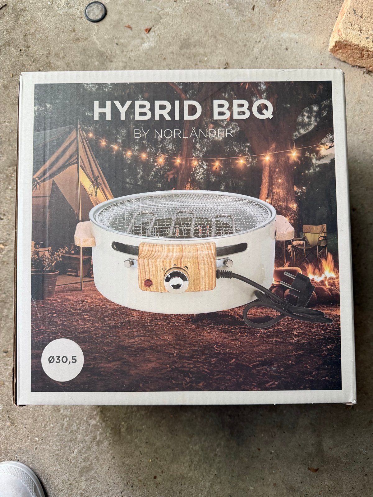 Norländer Hybrid BBQ - Elektrisch en Houtskool Grill, Ophalen of Verzenden, Nieuw