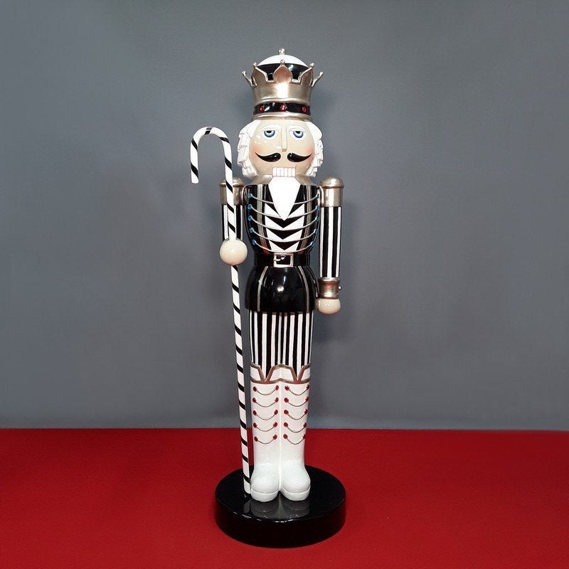 Black Nutcracker King beeld – Notenkraker Hoogte 201 cm, Diversen, Ophalen, HorecaBeelden, Nieuw, HorecaBeelden