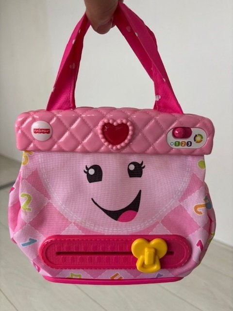 Fisher Price Mijn eerste handtas (200603), Ophalen, Zo goed als nieuw, Speelset, Met geluid
