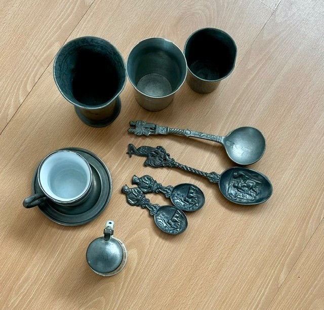 Diverse tin, Ophalen of Verzenden