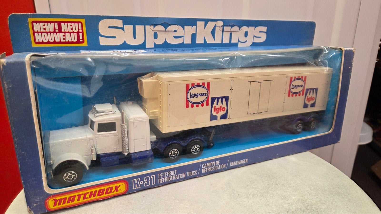 Matchbox Super Kings K-31 Peterbilt Koelwagen Iglo Langnese, Hobby en Vrije tijd, Ophalen of Verzenden, Zo goed als nieuw, Bus of Vrachtwagen