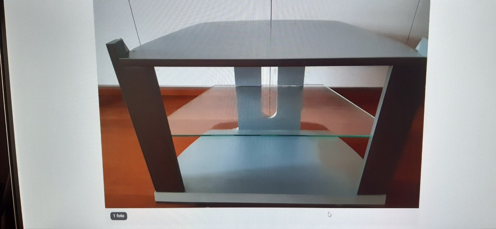 glazen tafeltje, Minder dan 55 cm, Glas, Rechthoekig, Ophalen