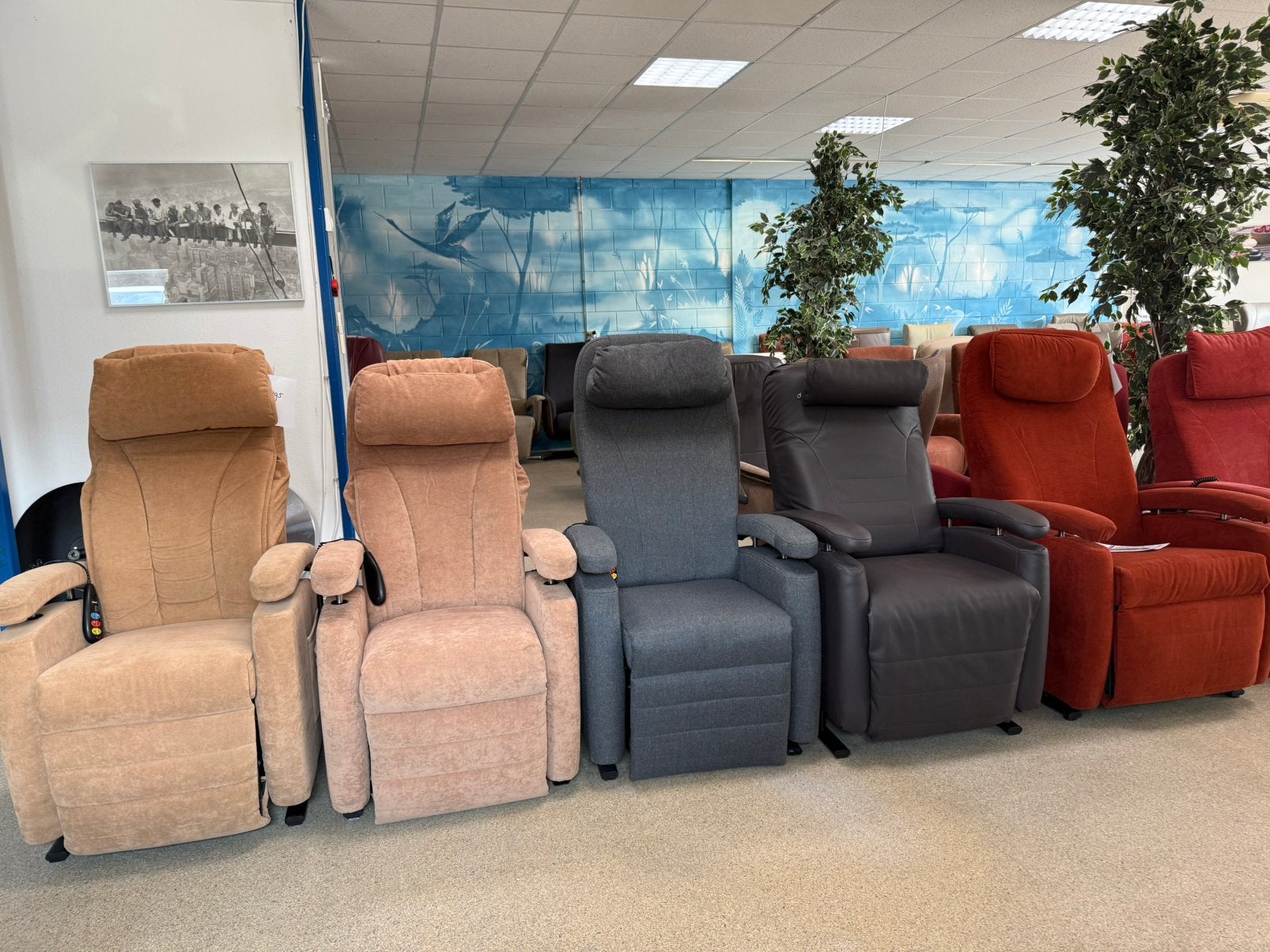 Tweedehands Fitform sta op fauteuils relax stoelen, Ophalen of Verzenden, Zo goed als nieuw, Leer, Gratis bezorging regio Utrecht