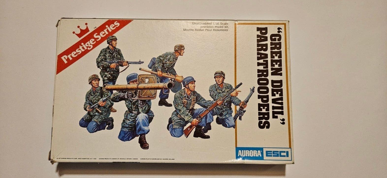 Aurora/ESCI "Green Devil" Paratroopers 1:35, nieuw, Ophalen of Verzenden, Nieuw, 1:35 tot 1:50, Figuur of Figuren