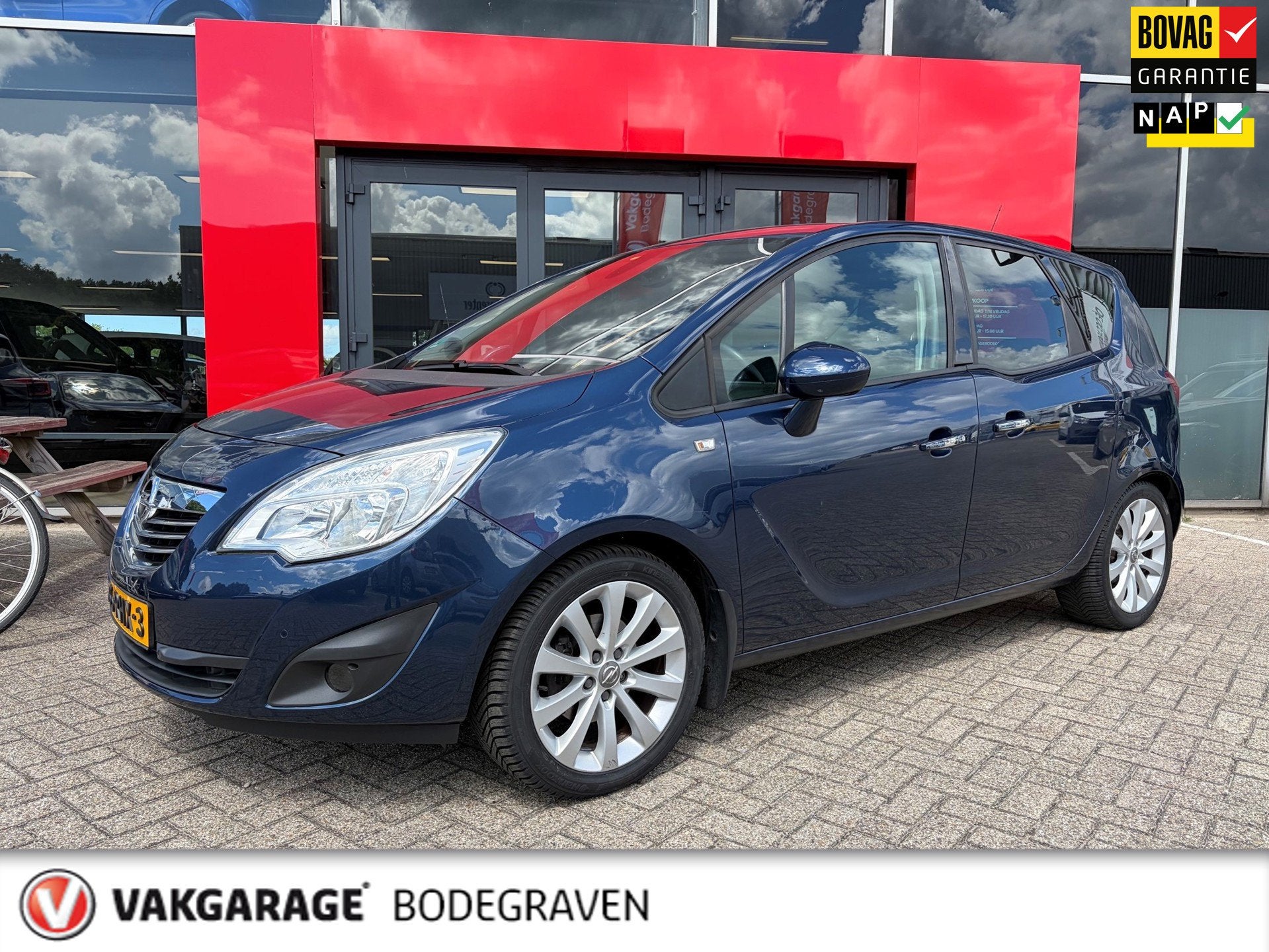 Opel Meriva 1.4 Turbo Cosmo, Auto's, Voorwielaandrijving, Euro 5, Stof, Gebruikt