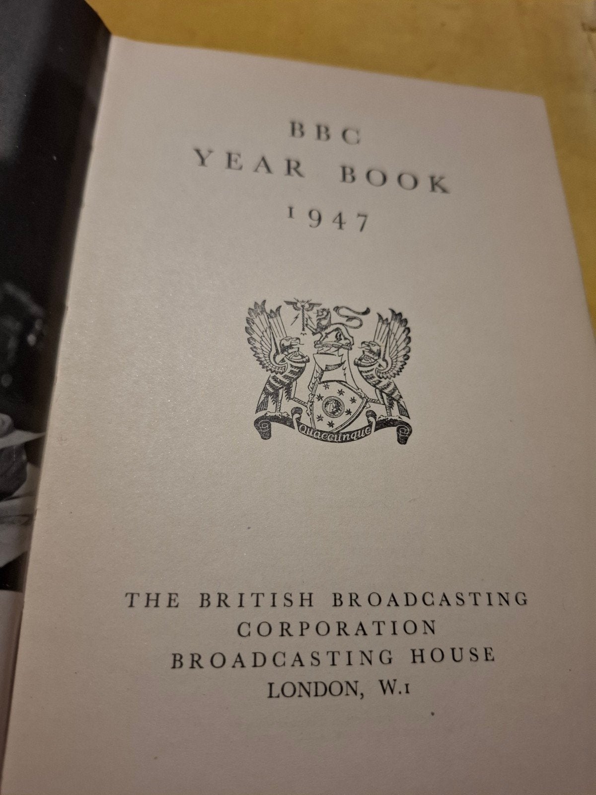BBC Year Book 1947 - Historisch Radio Archief, Ophalen of Verzenden, Gelezen, Overige typen