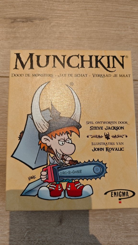 Munchkin, Vijf spelers of meer, Ophalen of Verzenden, Zo goed als nieuw, Enigma