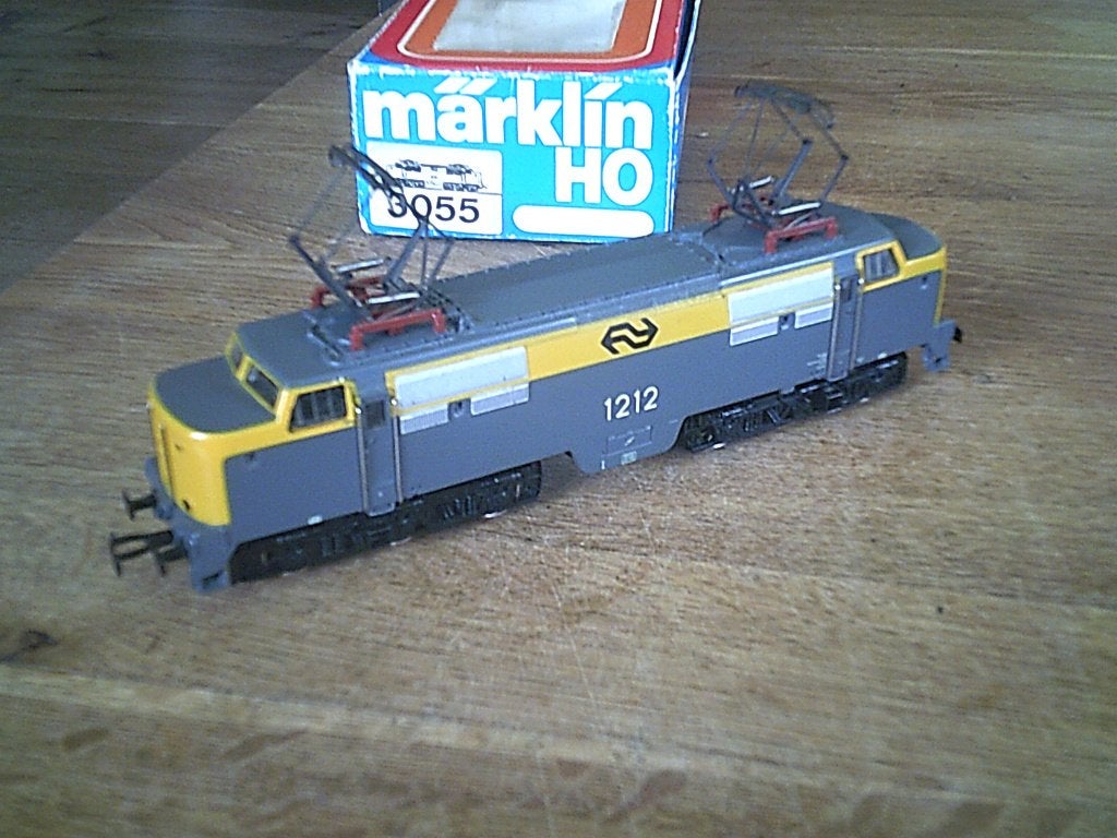 Marklin HO E-locomotief NS 1212 nr. 3055 met ovp, Wisselstroom, Locomotief, Analoog, Ophalen of Verzenden