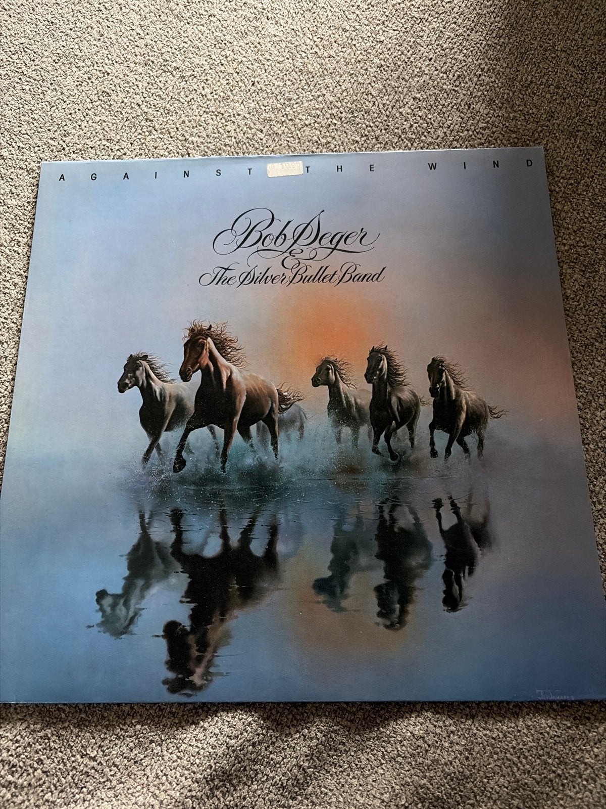 Bob Seger & The Silver Bullet Band - Against The Wind LP, LP, Gebruikt, Ophalen of Verzenden, Classic Rock