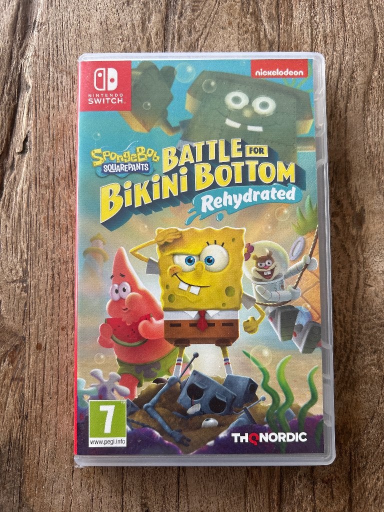 SpongeBob SquarePants: Battle for Bikini Bottom Rehydrated, Ophalen of Verzenden, Zo goed als nieuw, Zonder controller, Switch Original