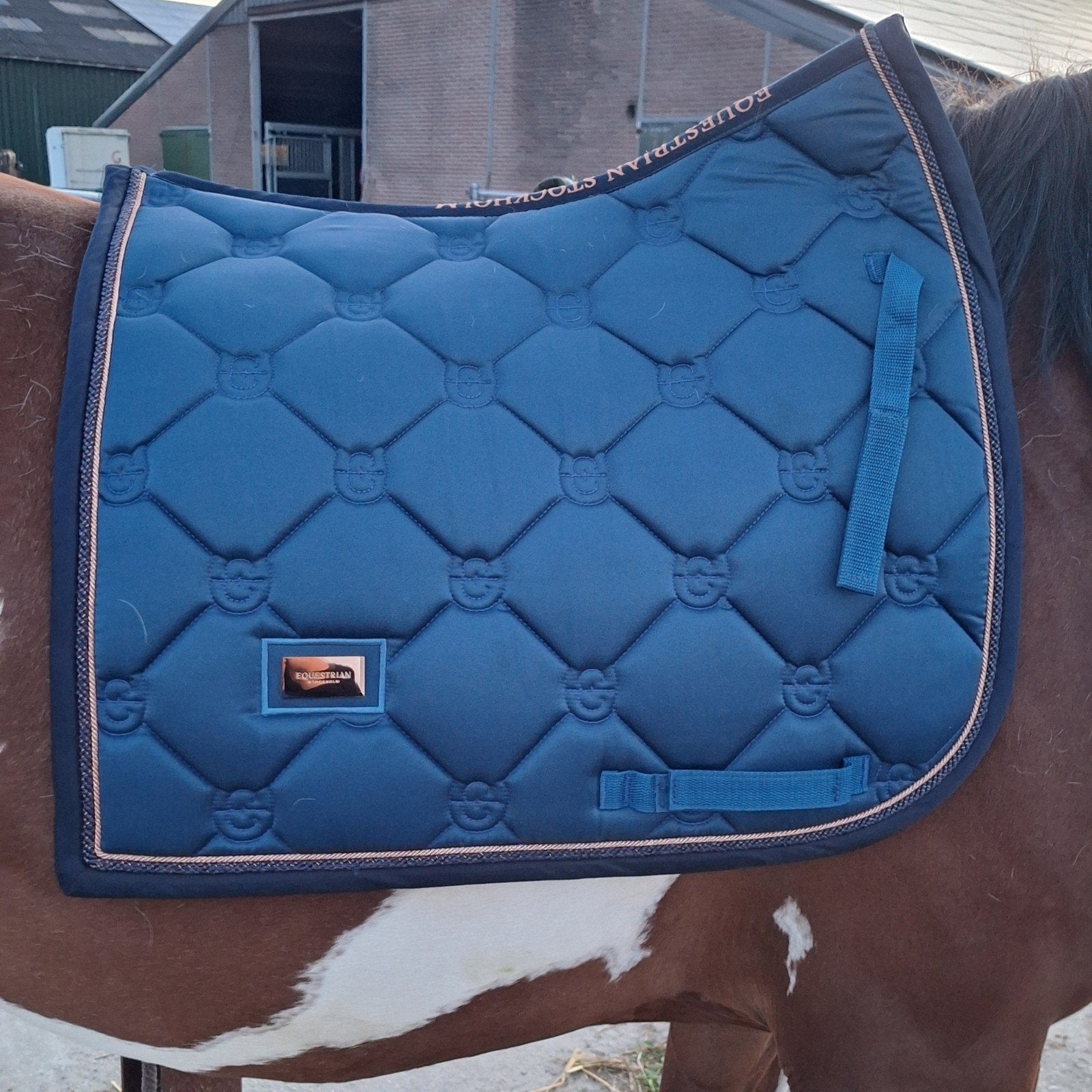 Equestrian Stockholm Monaco Blue FULL DR, Dieren en Toebehoren, Full (L), Dressuurdekje, Equestrian Stockholm, Ophalen of Verzenden