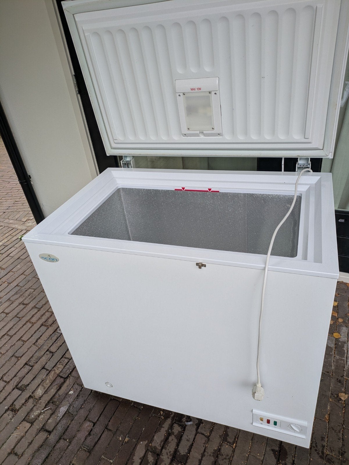 Vrieskist Scancool SB175 153 liter, Ophalen, Gebruikt, Vrijstaand, Vrieskist