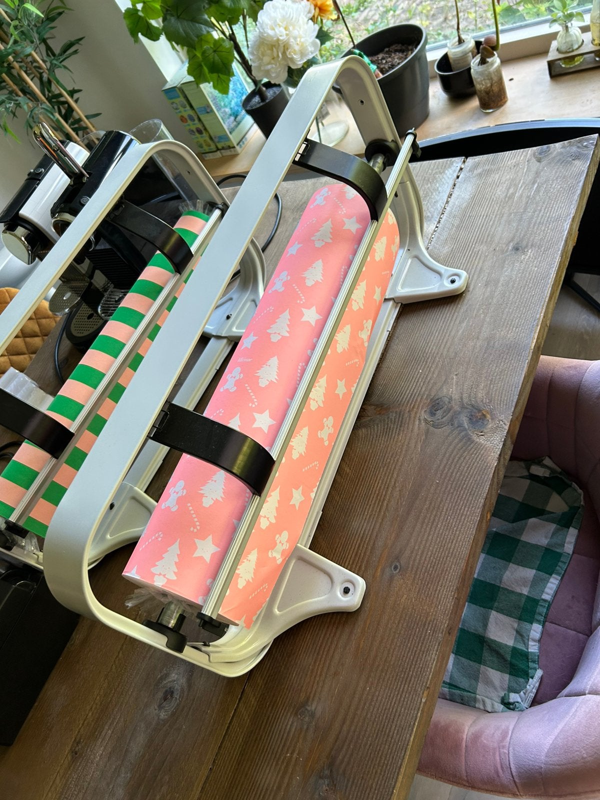 Papierrolhouder 60 cm, Ophalen of Verzenden, Zo goed als nieuw