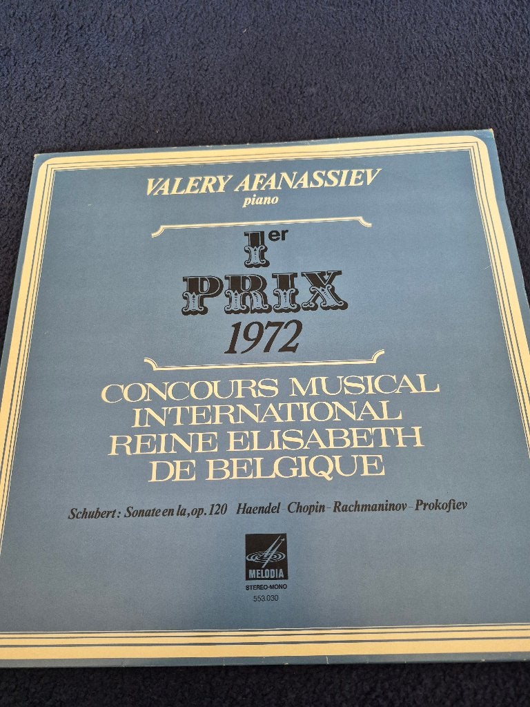 OPHALEN: LP Valery Afanassiev Piano 1972, Ophalen, LP
