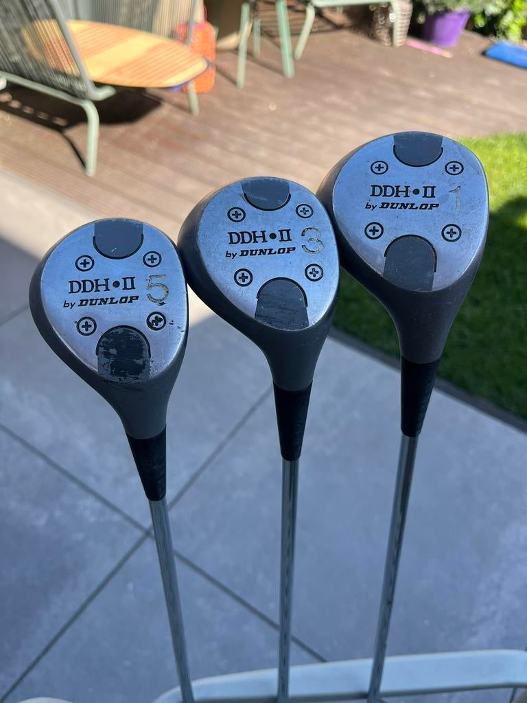 Golfclubs beginners set – Dunlop + extra ijzers, Ophalen, Gebruikt, Set