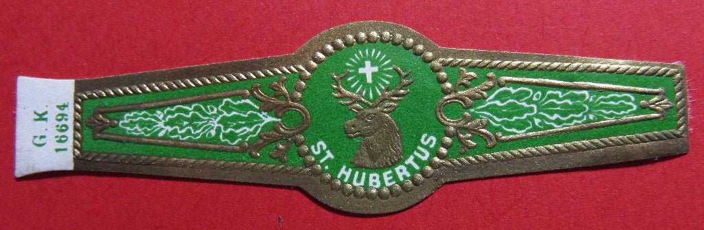 Sigarenbandje St. Hubertus GK16694, Verzenden, Gebruikt, Sigarenbandjes