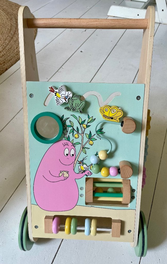 Loopwagentje Barbapapa, Ophalen, Zo goed als nieuw, Rij- of Hobbelspeelgoed