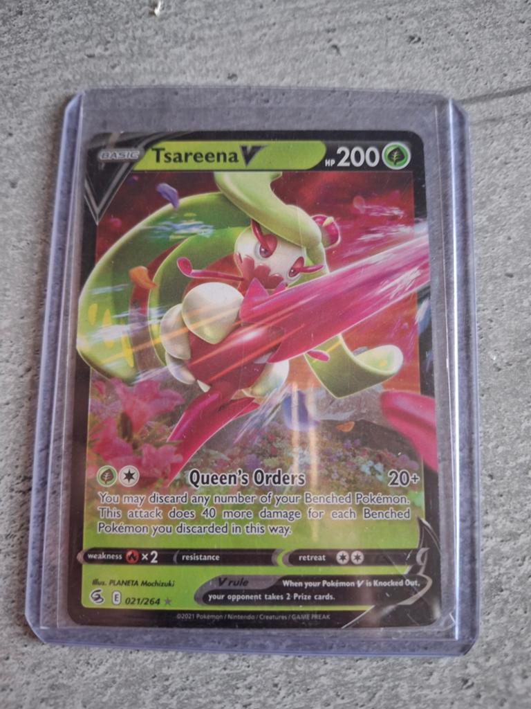 Tsareena V Pokémon Kaart - Zo goed als nieuw, Ophalen of Verzenden, Zo goed als nieuw, Losse kaart