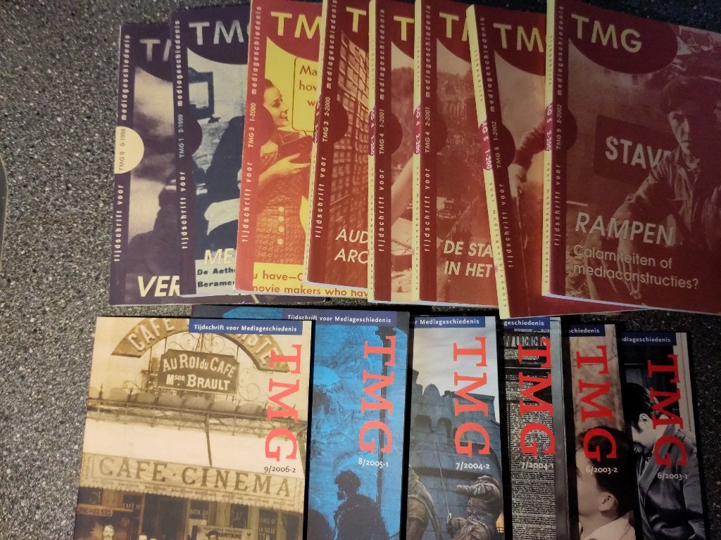 14 x TMG - TIJDSCHRIFT VOOR MEDIAGESCHIEDENIS, Ophalen of Verzenden, Gelezen, Vakgebied of Filmindustrie