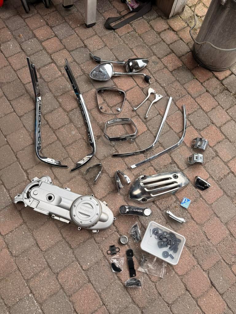 Vespa sprint onderdelen chrome, Ophalen, Overige typen, Vespa