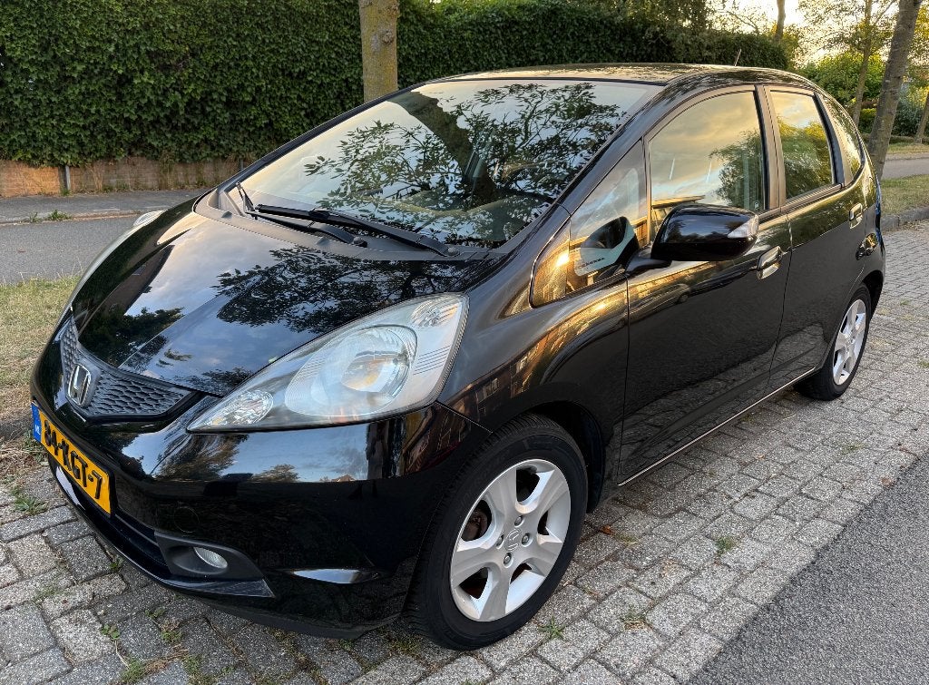 Honda Jazz 1.4 Elegance 2009 Zwart, Voorwielaandrijving, 40 €/maand, 4 cilinders, Zwart