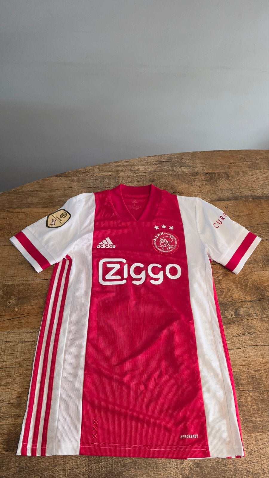 Ajax Nouri 34 Thuisshirt 2020/2021 Adidas - Maat S, Sport en Fitness, Maat S, Ophalen of Verzenden, Zo goed als nieuw, Shirt