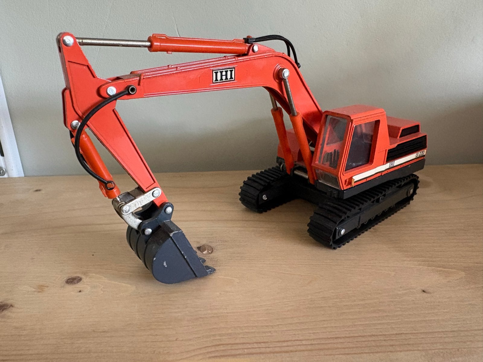Vintage Yonezawa Toys Diapet IHI IS-220 Kraan (Bulldozer), Ophalen of Verzenden, Gebruikt