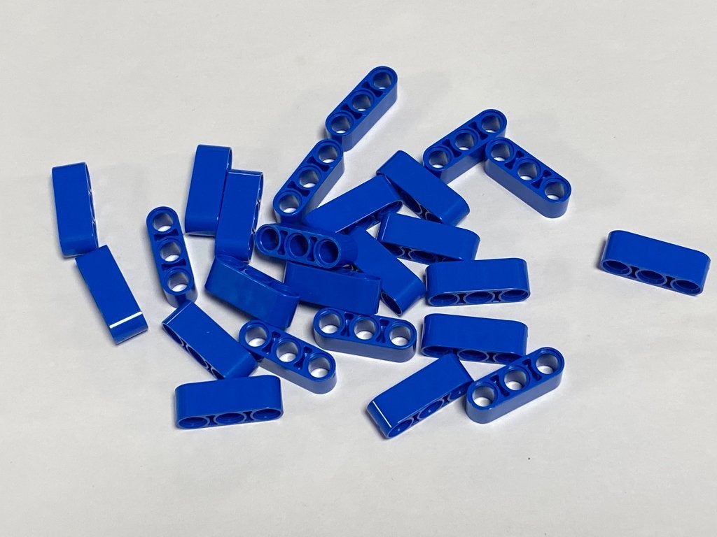 Partij 25x nieuwe dikke Lego 1x3 liftarm in diverse kleuren, Overige thema's, Lego, Nieuw, Ophalen of Verzenden