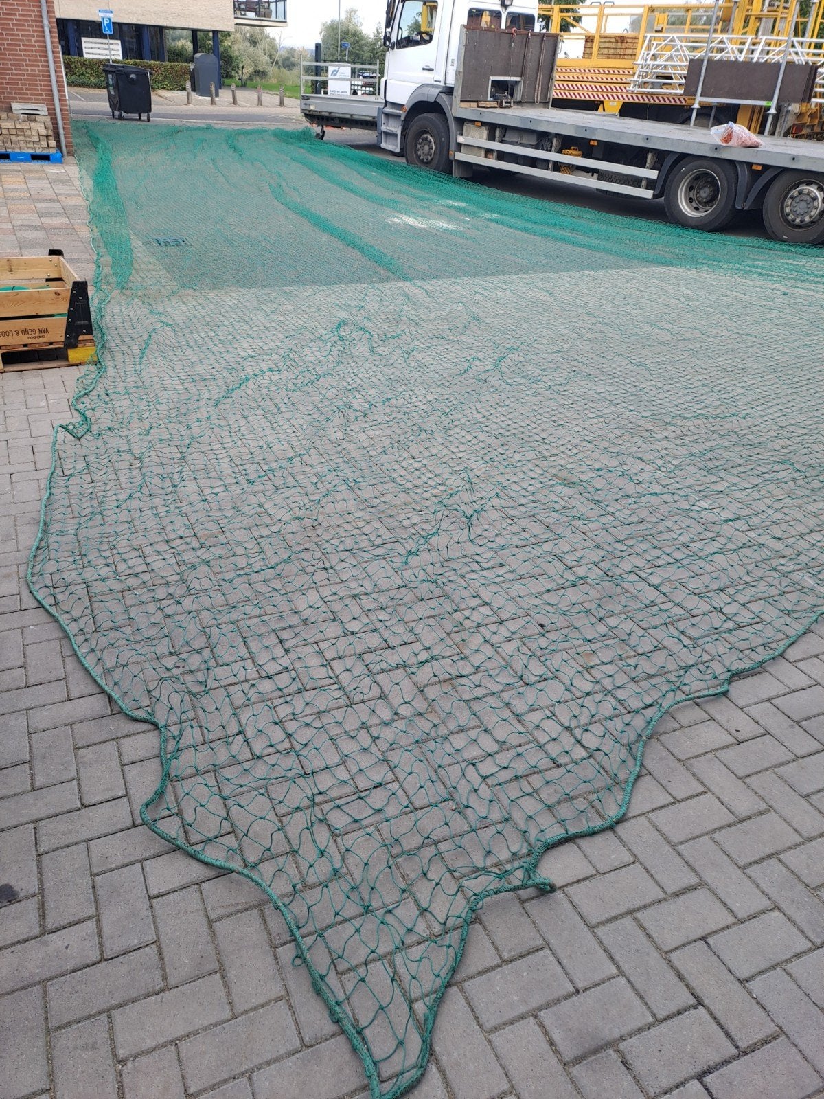 steigernet valnet valbeveiliging veiligheidsnet ankerpunt, Doe-het-zelf en Verbouw, Ophalen, Zo goed als nieuw, Overige typen