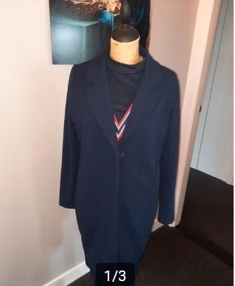 Josephine en co donkerblauw blazer, Maat 38/40 (M), Josephine & Co, Blauw, Ophalen of Verzenden