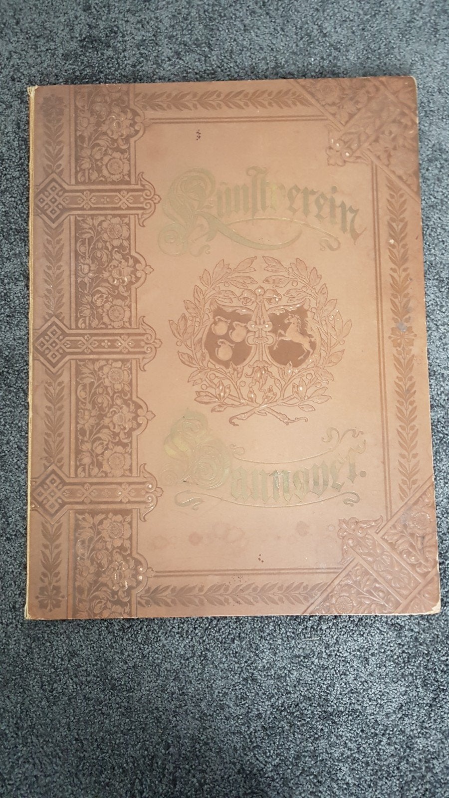 Leren map compleet met 9 gravures., Antiek en Kunst, Antiek | Boeken en Bijbels, Ophalen of Verzenden