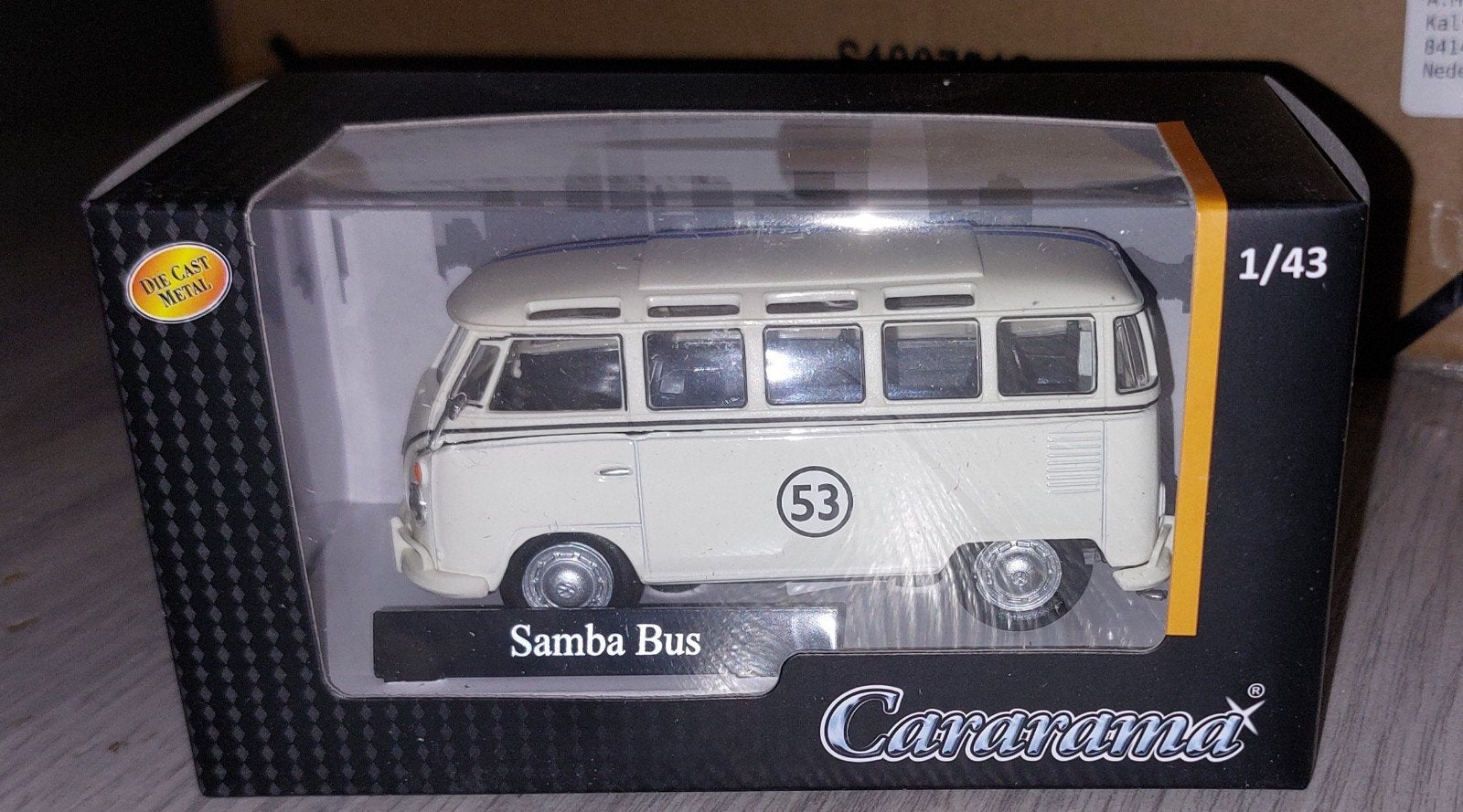 Cararama VW Samba Bus 1/43 Die-Cast Modelauto, Ophalen of Verzenden, Nieuw, Bus of Vrachtwagen, Overige merken