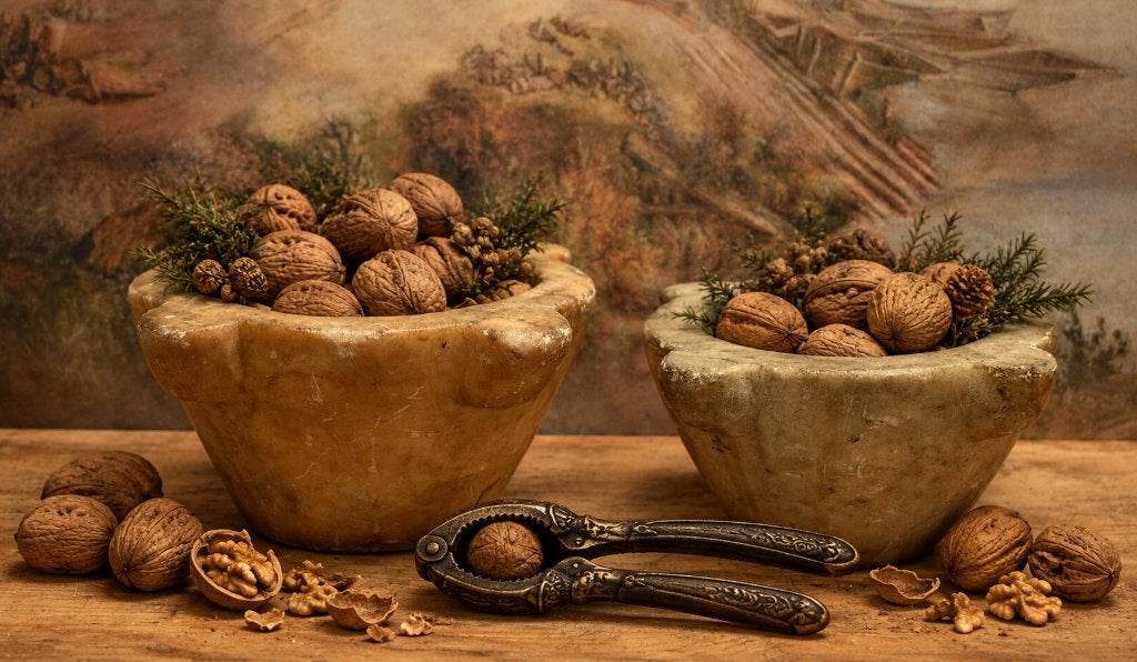 Oude Marmeren Vijzels."Uit Aletta's Tijd", Ophalen of Verzenden
