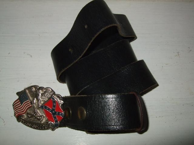 zwarte lederen riem met buckle 115 cm, Verzenden, Zwart, Zo goed als nieuw, 115 cm of meer