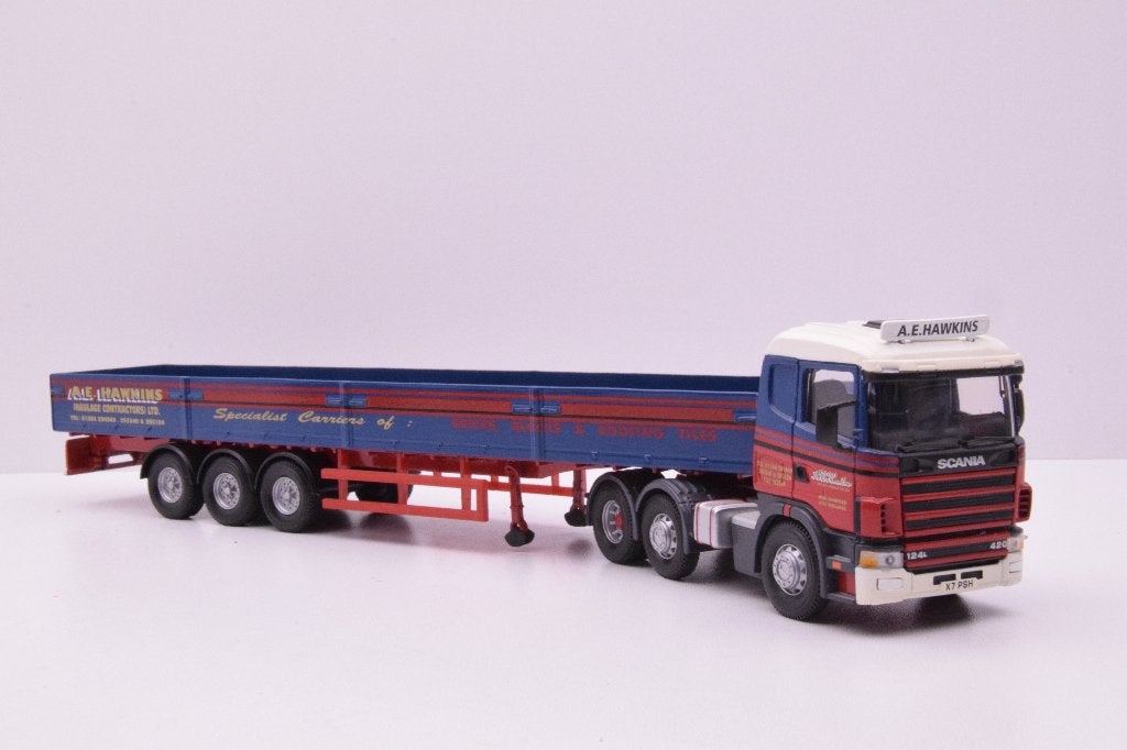 Scania 124  ''  A.E. Hawkins Ltd ''  Corgi, Ophalen of Verzenden, Zo goed als nieuw, Bus of Vrachtwagen, Corgi