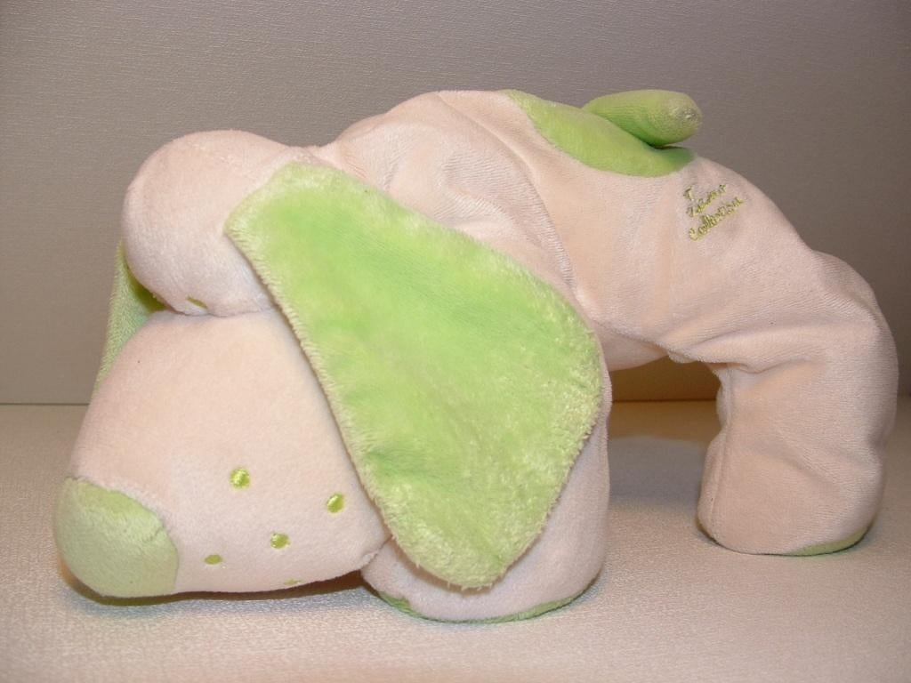 TIAMO HOND SPIKKEL GROOT VELOURS WIT MET FEL GROENE, Ophalen of Verzenden, Nieuw, Overige typen
