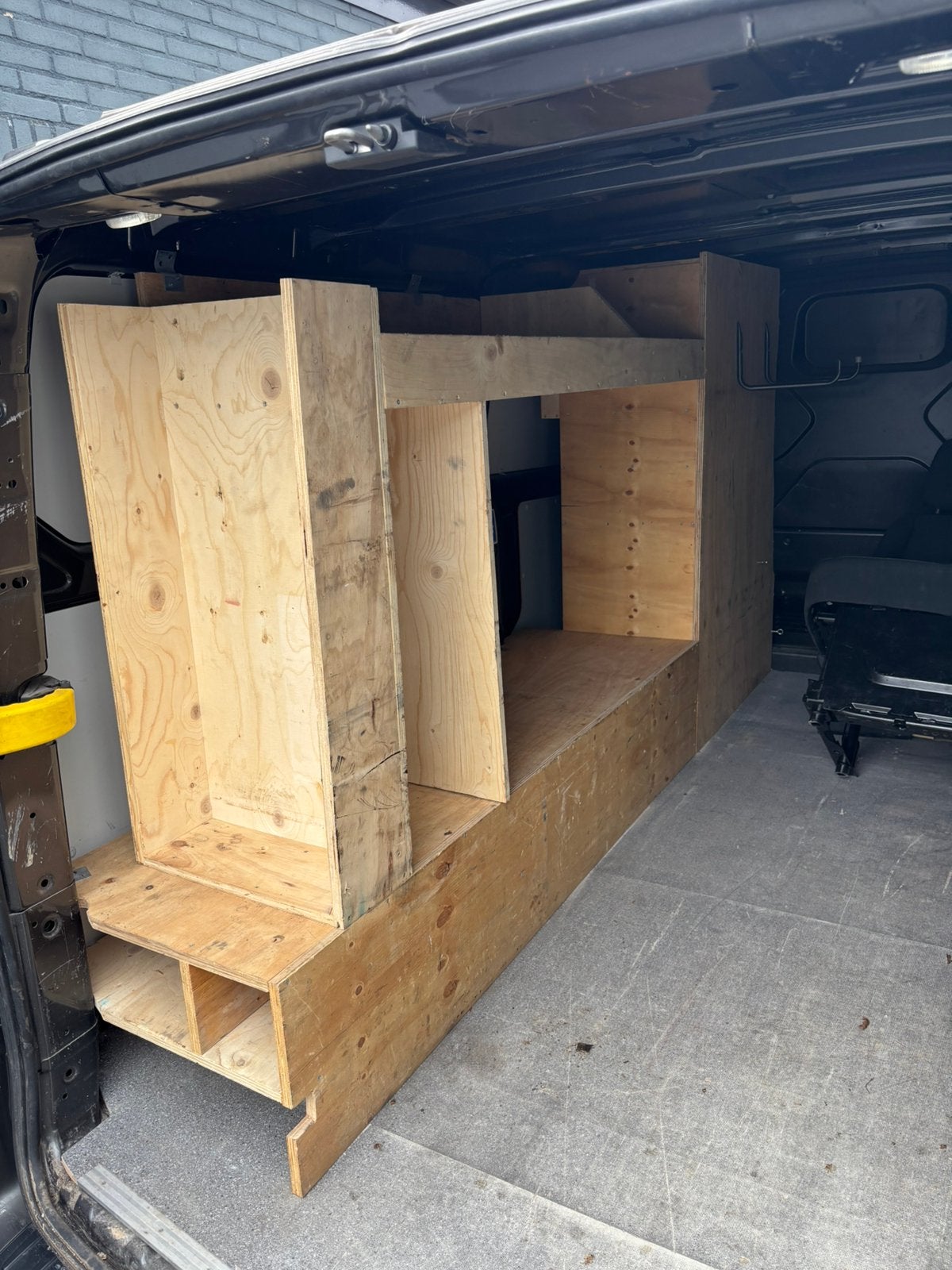 Inbouwkast voor gereedschap etc. Voor Ford Transit custom., Ophalen of Verzenden, Zo goed als nieuw