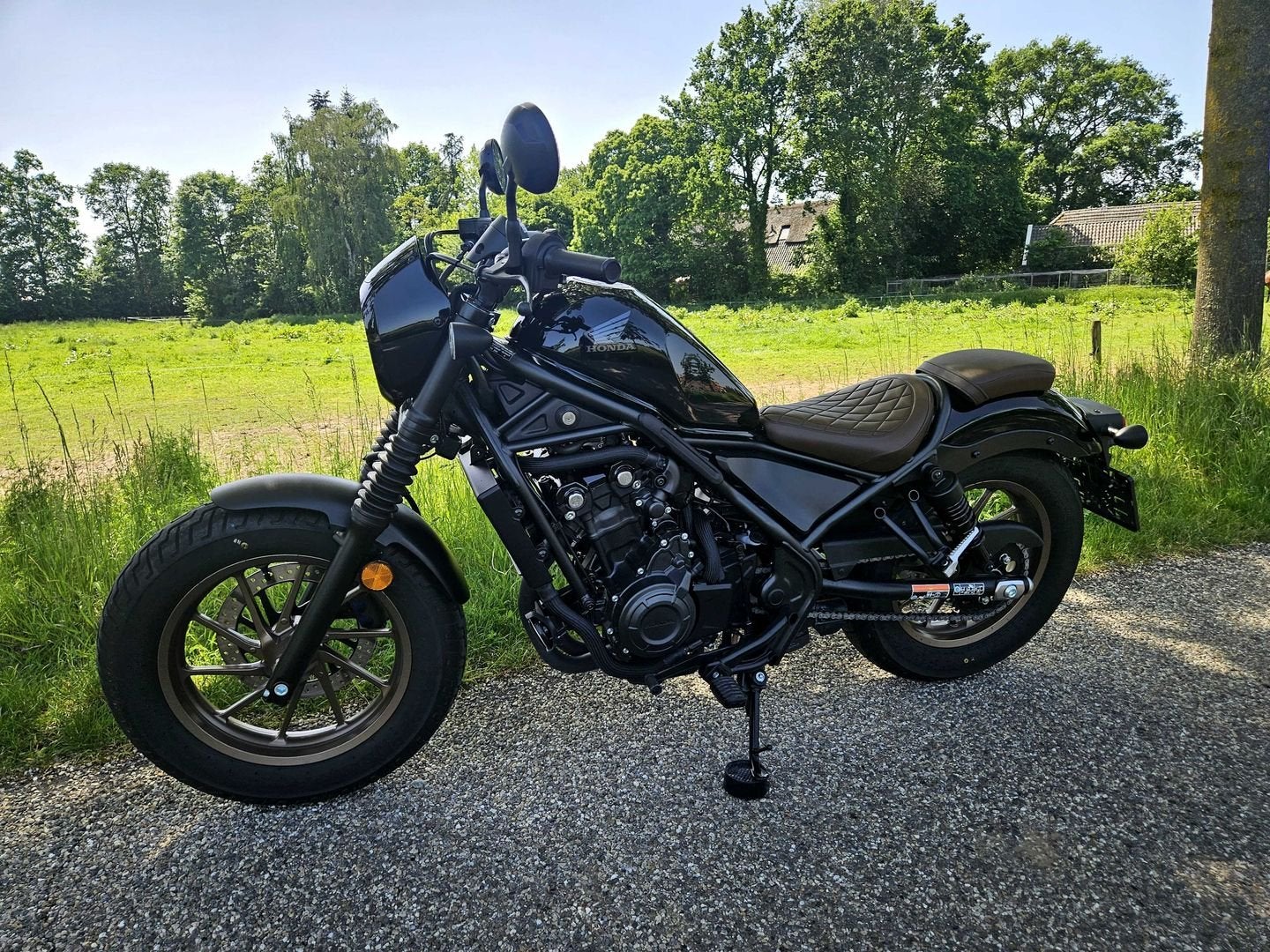 HONDA CMX 500 REBEL-S EDITION 2024 ZWART 34kW 48Pk a2 A2 ABS, 2 cilinders, HONDA, Bedrijf, Onbekend