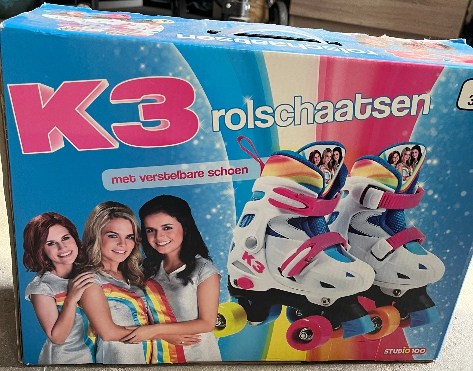 Nieuwe K3 rolschaatsen - verstelbaar maat 35-38, Ophalen, Verstelbaar, Nieuw, Kinderen