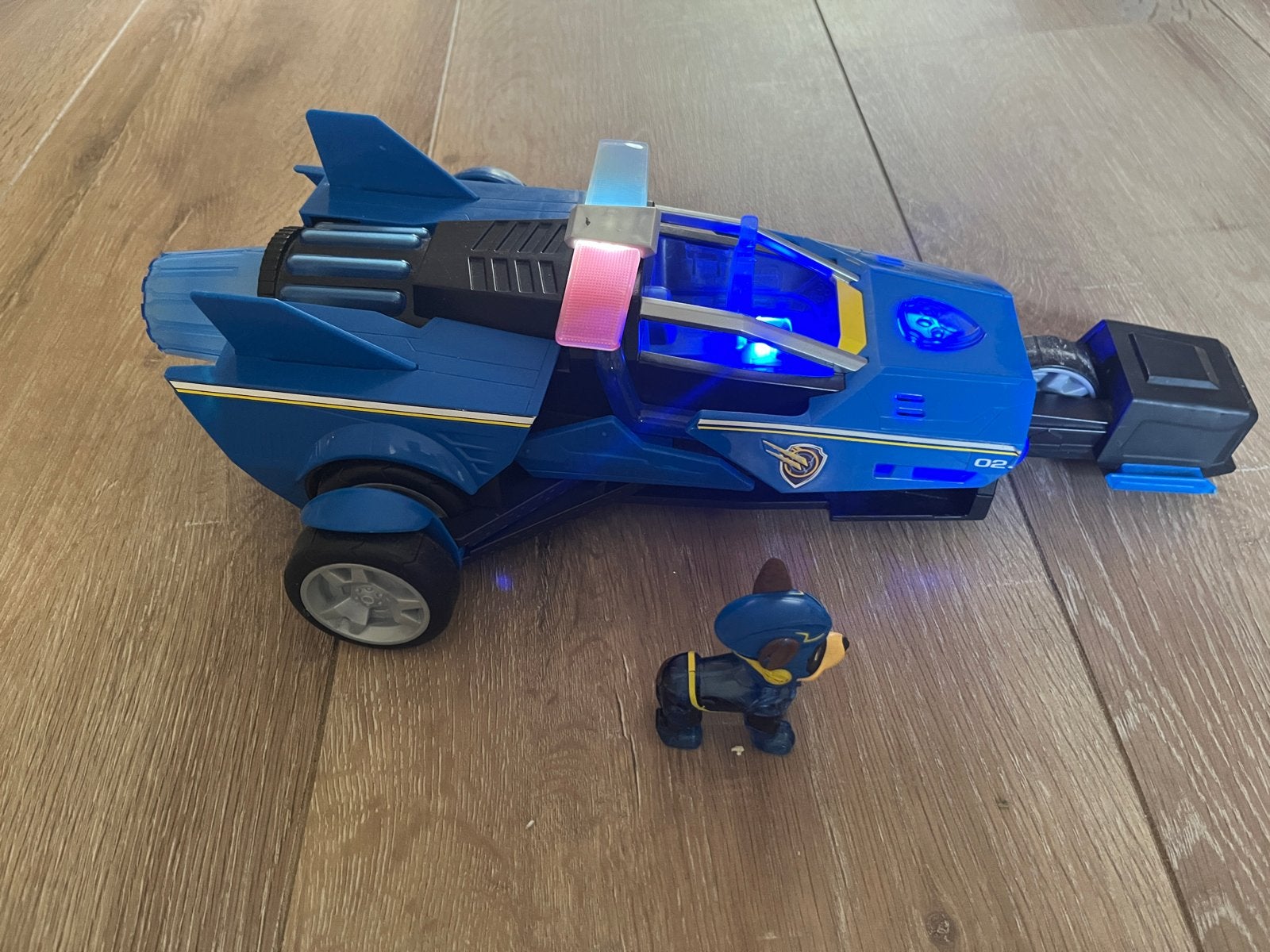 Paw Patrol The Mighty Movie auto Chase, Ophalen of Verzenden, Gebruikt