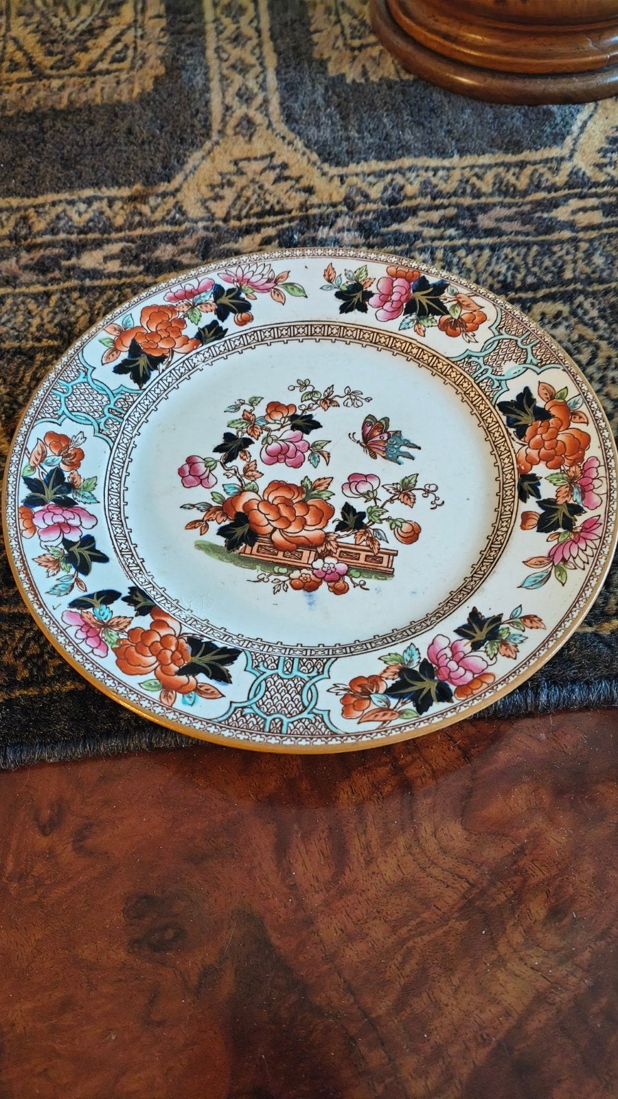 Antiek Adams England Porseleinen Bord - 1896/1925, Antiek en Kunst, Ophalen of Verzenden