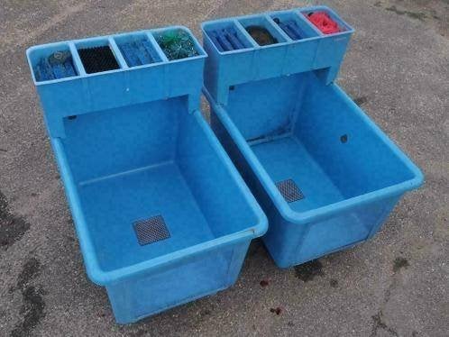 vijver Unieke partij van10 vijver bakken verkoopbakpolyester, Tuin en Terras, Ophalen, Gebruikt, Vijverbak