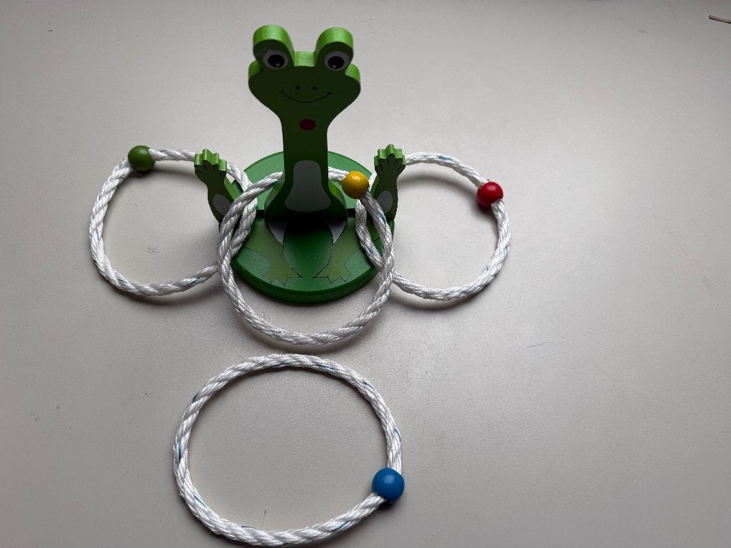 Houten kikker ringwerpspel(nieuw), Ophalen of Verzenden, Nieuw