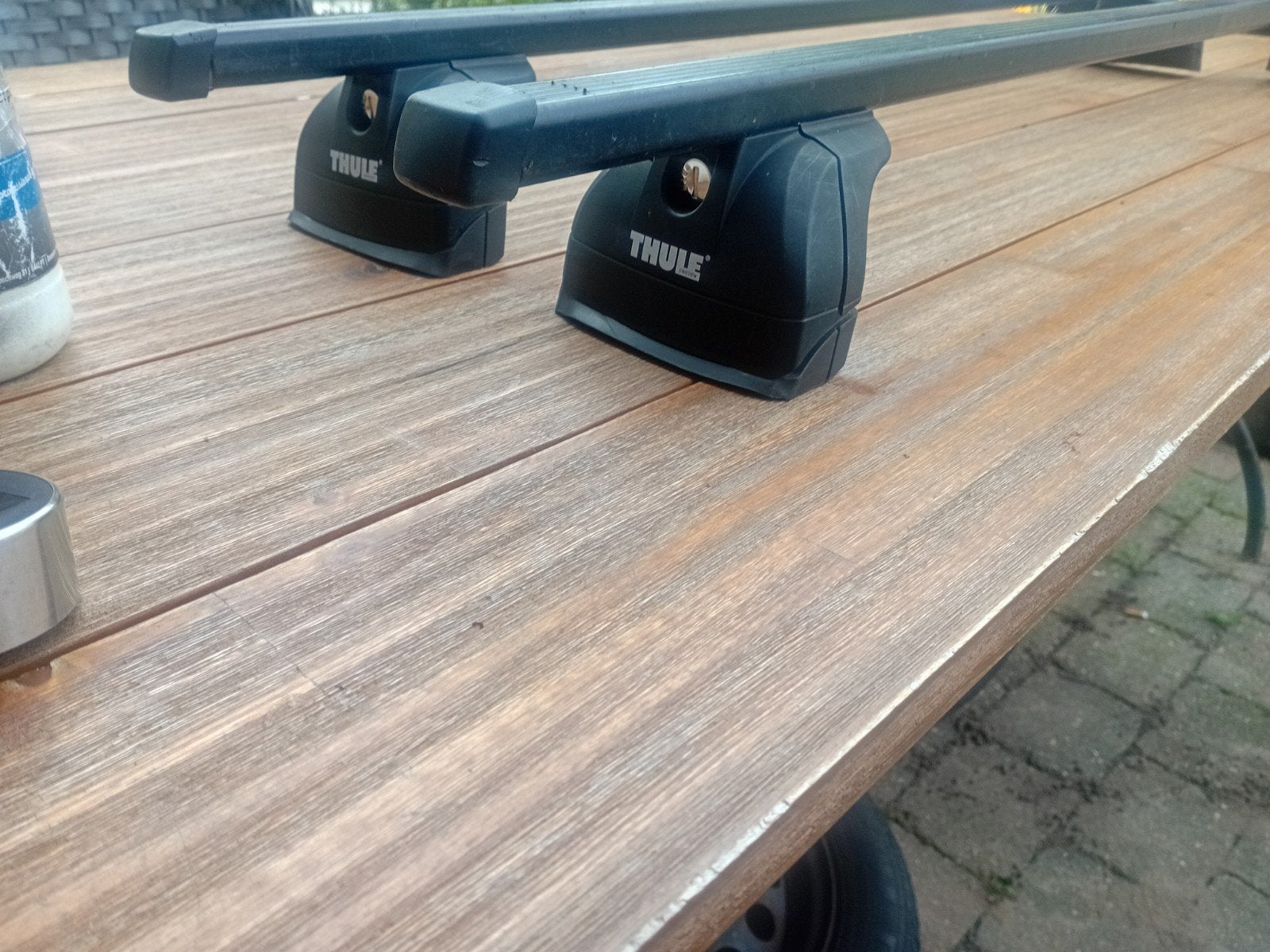 Thule dakdragers 3 sleutels fiat idea of lancia musa, Auto diversen, Ophalen, Gebruikt