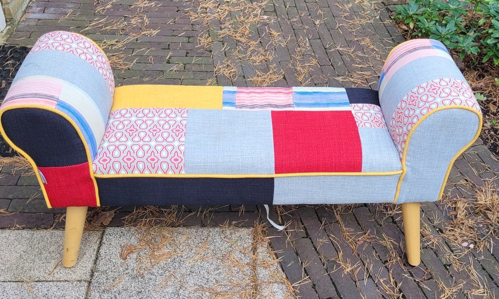 Bankje, Huis en Inrichting, Ophalen, Modern, kleurrijk, Minder dan 75 cm, Tweepersoons