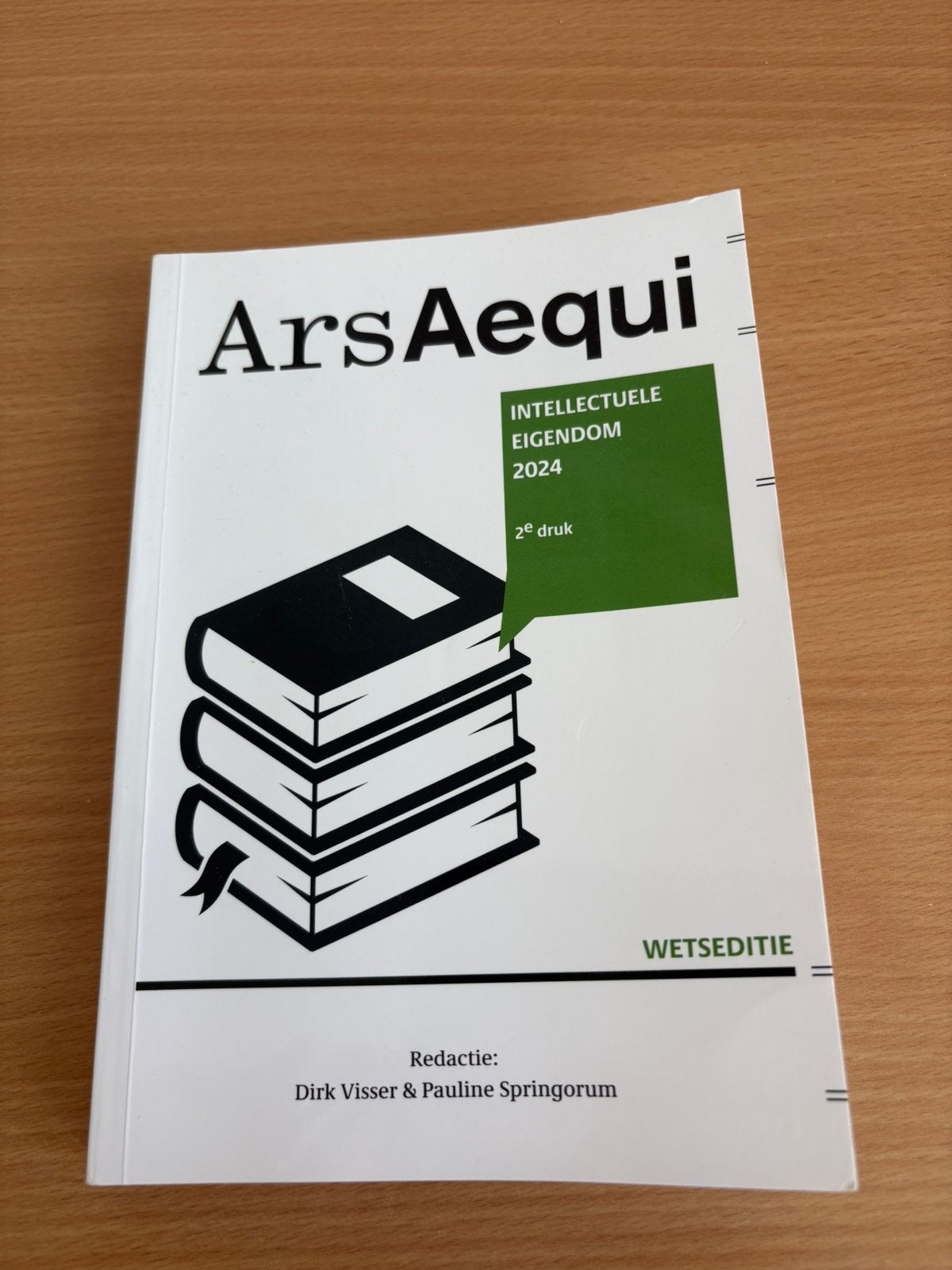 ArsAequi Intellectuele Eigendom 2024 2e druk, Ophalen of Verzenden, Zo goed als nieuw, Overige wetenschappen